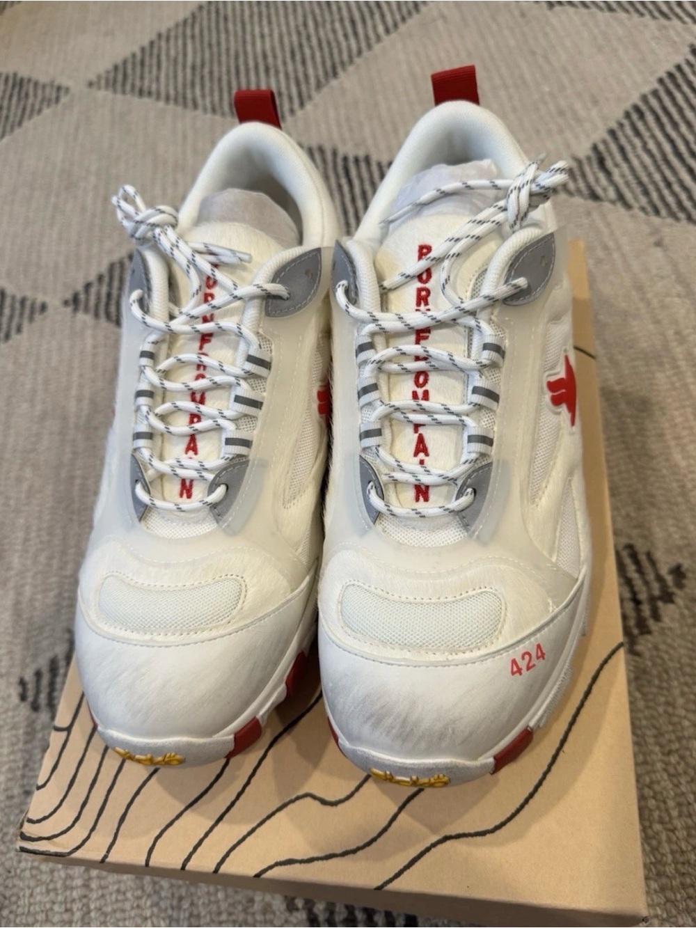 424 x Sicko Hiking Shoe Pony Hair U.S Men's Size 10 New